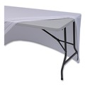 Linen and Table Accessories | Iceberg 16523 iGear 30 in. x 72 in. Polyester Fabric Table Cover - White image number 6