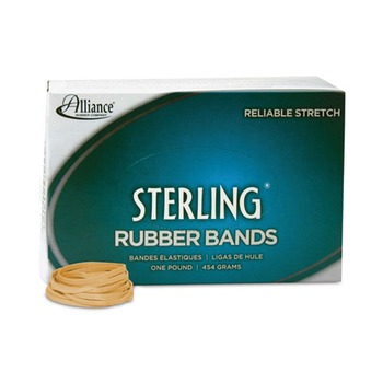 Alliance 24315 1 lbs. Box Size 31 0.03 in. Gauge Sterling Rubber Bands - Crepe (1-Box)