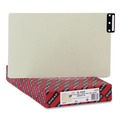 File Folders | Smead 63276 8.5 x 14 100 Percent Recycled End Tab Pressboard Guides with Metal Tabs - Green (1-Set) image number 0