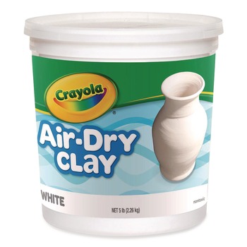 CLAY AND MODELING | Crayola 575055 5 lbs. Air-Dry Clay - White