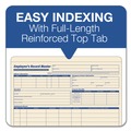 File Folders | TOPS 3280 Letter Size Straight Tab Employee Record Master File Jacket - Manila (20/Pack) image number 2
