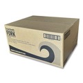 Cutlery | Boardwalk BWKFORKWHPSIW Heavyweight Wrapped Polystyrene Plastic Fork Cutlery - White (1000/Carton) image number 3