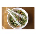 Cutlery | Eco-Products EP-S017-W Individually Wrapped Plantware CPLA Cutlery Fork - White (1000/Carton) image number 5