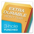 Binders | Cardinal 84007 8.5 x 11 Poly Ring Binder Pockets - Assorted Colors (5/Pack) image number 2