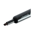 Permanent Markers | Universal UNV07051 Broad Chisel Tip Permanent Marker - Black (1 Dozen) image number 3