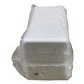 Food Trays, Containers, and Lids | GEN 1525WH 14.5 in. x 8 in. x 0.75 in. #1525 Meat Trays - White (250/Carton) image number 3