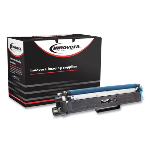 Back to School Sale | Innovera IVRTN227C 2300 Page-Yield Remanufactured High-Yield Toner Replacement for TN227C - Cyan image number 0
