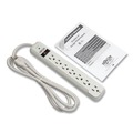 Surge Protectors | Tripp Lite STRIKER 7 AC Outlets 6 ft. Cord 1080 J Protect It! Surge Protector - Light Gray image number 0