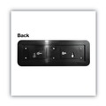 Floor Signs & Safety Signs | Cosco 098205 9 in. x 3 in. Employees Must Wash Hands Brushed Metal Office Sign - Silver image number 1