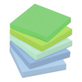 Sticky Notes & Post it | Post-it Notes Super Sticky 654-12SST Recycled Notes In Bora Bora Colors, 3 X 3, 90-Sheet, 12/pack image number 1