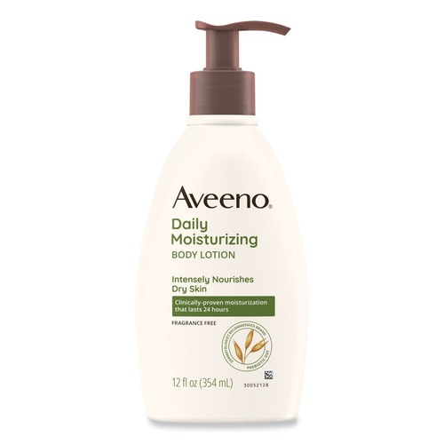 Skin Care & Hygiene | Aveeno Active Naturals 3600 12 oz. Pump Bottle Daily Moisturizing Lotion image number 0
