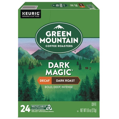 Coffee | Green Mountain Coffee 5000378924 Coffee K-Cups - Dark Magic Decaf Extra Bold (24/Box) image number 0