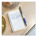 Pens | Zebra 21920 Z-Grip Flight Bold 1.2 millimeter Retractable Ballpoint Pen - Blue Ink/Blue/White Barrel (1-Dozen) image number 3