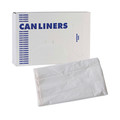 Storage Accessories | Boardwalk H6036EWK 30 in. x 36 in. 30-Gallon 0.7 mil. Flat Pack Linear Low Density Industrial Can Liners - White (200/Carton) image number 6