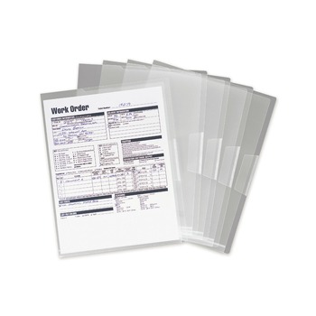Smead 85751 Poly Translucent Project Jackets - Letter, Clear (5/Pack)