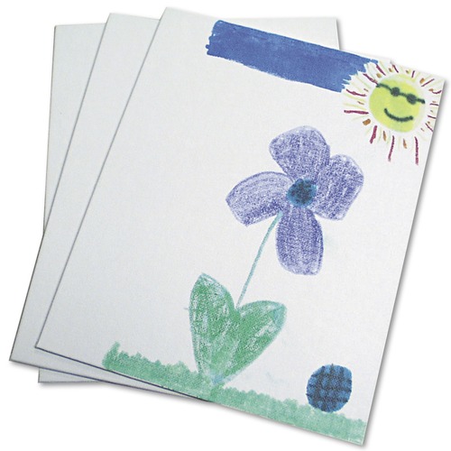 Bulletin Boards | Art Street PAC6052 12 in. x 9 in. 0.13 in. Thick Canvas Panel - White (3/Pack) image number 0