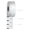 Register & Thermal Paper | PM Company ICX90230205 1.57 in. x 375 ft. Sticky Media - White (12 Rolls/Carton) image number 3