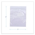  | Boardwalk BWKQUARTBAG 7 in. x 8 in. Quart Reclosable Food Storage Bags - Clear (500/Box) image number 5