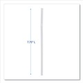 Cutlery | Boardwalk BWKFSTW775W25 7.75 in. Flexible Plastic Wrapped Straws - White (20/Carton) image number 7