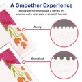 Labels | Avery 3325 5 in. x 7 in. Inkjet/Laser Invitation Cards with Metallic Border - Matte White (2 Cards/Sheet, 15 Sheets/Pack) image number 4
