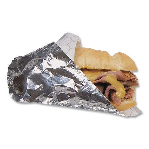 Food Wraps | Bagcraft 300806 12 x 12 Honeycomb Insulated Wrap (2000/Carton) image number 0