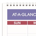 Bulletin Boards | AT-A-GLANCE PMLM03-28 15.5 in. x 22.75 in. 12-Month (Jan-Dec 2026) Erasable Wall Calendar - White Sheets image number 3