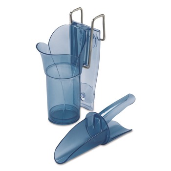  | San Jamar SAN SI5000 6 - 10 oz. Saf-T-Scoop and Guardian System for Ice Machines - Transparent Blue