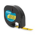 Labels | DYMO 91332 LetraTag 0.5 in. x 13 ft. Plastic Label Tape Cassette - Yellow image number 1