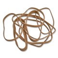 Rubber Bands | Universal UNV00154 Assorted Gauges Size 54 Rubber Bands - Beige (1 Pack) image number 1