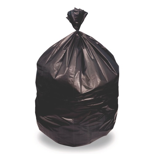 Trash Bags | Heritage H9250AK 46 in. x 50 in. 60 gal. 1.5 mil Linear Low Density Stock Trash Bags - Black (100/Carton) image number 0