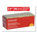 Sticky Notes & Post it | Universal UNV35694 3 in. x 3 in. 90-Sheet Fan-Folded Self-Stick Pop-Up Note Pads - Yellow (24/Pack) image number 1