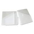 Sheet Protectors | Smead 89506 Organized Up 2-Section Poly Slash Jackets - Letter Size/Clear (5/Pack) image number 1