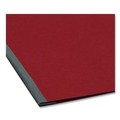 Back to School Sale | Smead 81751 8.5 in. x 11 in. 3 in. Capacity Two-Piece Prong Fastener Pressboard Report Cover - Red image number 2