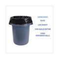 Trash & Waste Bins | Boardwalk K7663WKK 38 in. x 63 in. 60 Gallon 2.7 mil Industrial Drum Liners Rolls - Black (50/Carton) image number 5