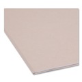 File Folders | Smead 17334 0.75 in. Expansion Assorted 1/3-Cut Tabs Legal Size Reinforced Top Tab Colored File Folders - Gray (100/Box) image number 4