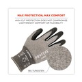 Cleaning Gloves | Ergodyne 10303 ProFlex 7072 ANSI A7 Nitrile-Coated CR Gloves, Gray, Medium, 12 Pairs/Pack image number 6