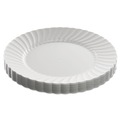 Bowls and Plates | WNA WNA RSCW91512W 9 in. Diameter Plates Classicware Plastic Dinnerware - White (180/Carton) image number 0