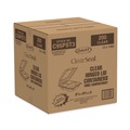 Just Launched | Dart C95PST3 ClearSeal 9.4 in. x 8.9 in. x 3 in. 3-Compartments Hinged-Lid Plastic Containers (200/Carton) image number 3