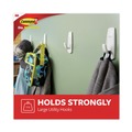 Wall Racks & Hooks | Command 17003ES-MEGA 5 lbs. Capacity Large Plastic General Purpose Hooks - White (14/Pack) image number 8