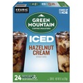 Coffee | Green Mountain Coffee 5000359624 Brew Over Ice Coffee K-Cups - Hazelnut Cream (24/Box) image number 0