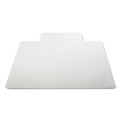 Office Chair Mats | Alera CM1J232ALEPL 45 x 53 Occasional Use Studded Chair Mat for Flat Pile Carpet - Clear image number 2