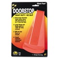Office & Office Supplies | Master Caster 00965 Giant Foot 3.5 in. W x 6.75 in. D x 2 in. H No-Slip Rubber Wedge Doorstop - Safety Orange image number 0