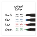 Pens | uni-ball 60154 0.5 mm Stick Roller Ball Pen - Green Ink/Black/Green Barrel/Extra-Fine (1-Dozen) image number 3