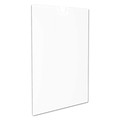 Office Presentation Supplies | Deflecto 588601 8.5 in. x 11 in. Insert Superior Image Cubicle Sign Holder - Clear image number 4