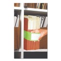 File Folders | Tabbies 68809 9.63 in. x 2 in. File Pocket Handles - Green/White (48/Pack) image number 7
