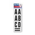 Back to School Sale | Cosco 098132 3 in. Tall Numbers and Symbols Peel-and-Stick Letters - Black Characters/White Background image number 0