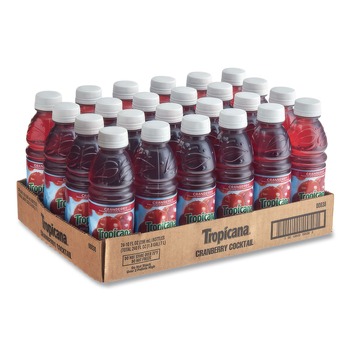 PRODUCTS | Tropicana TRO00864 15.2 oz Bottle Juice Beverage - Cranberry (12/Carton)