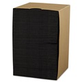  | Hoffmaster 180313 9-1/2 in. x 9-1/2 in. 2-Ply Beverage Napkins - Black (1000/Carton) image number 3