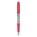 Permanent Markers | BIC GPM11 RED Intensity Fine Bullet Tip Permanent Marker - Rambunctious Red (1-Dozen) image number 3