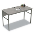 Office Desks & Workstations | Linea Italia LITUR600ASH Urban Series 47.25 in. x 23.75 in. x 29.5 in. Desk Workstation - Ash image number 3